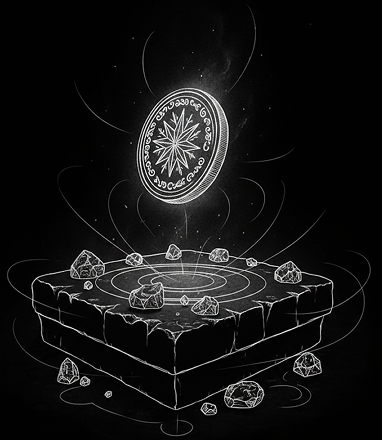 Golden pyrite stone symbolizing abundance and prosperity